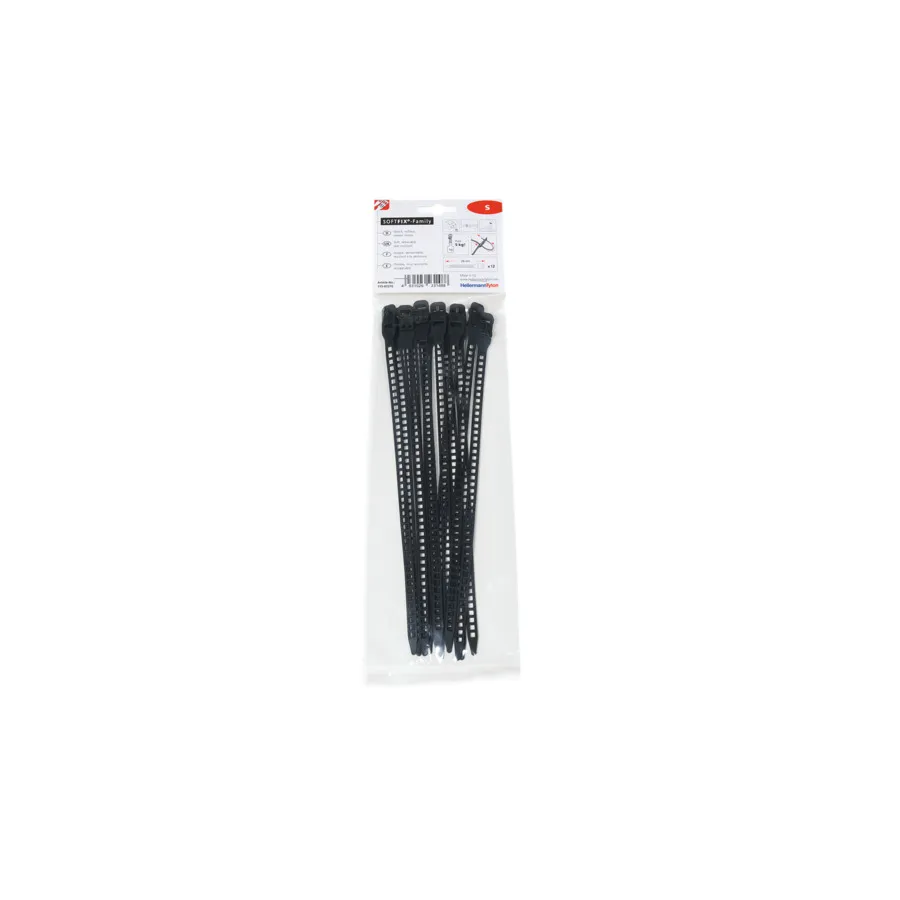 Hellermanntyton SOFTFIX S-TPU-BK (12) Pic_1
