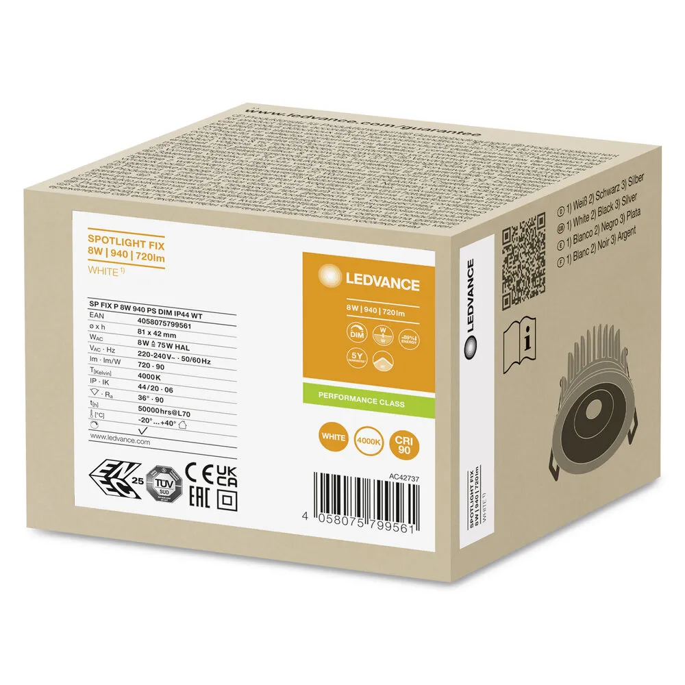 Ledvance SP FIX P 8W 940 PS DIM IP44 WT Pic_3