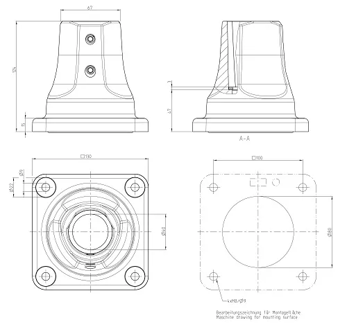 Bernstein CS-480 B.FLEX STANDFUß Pic_1