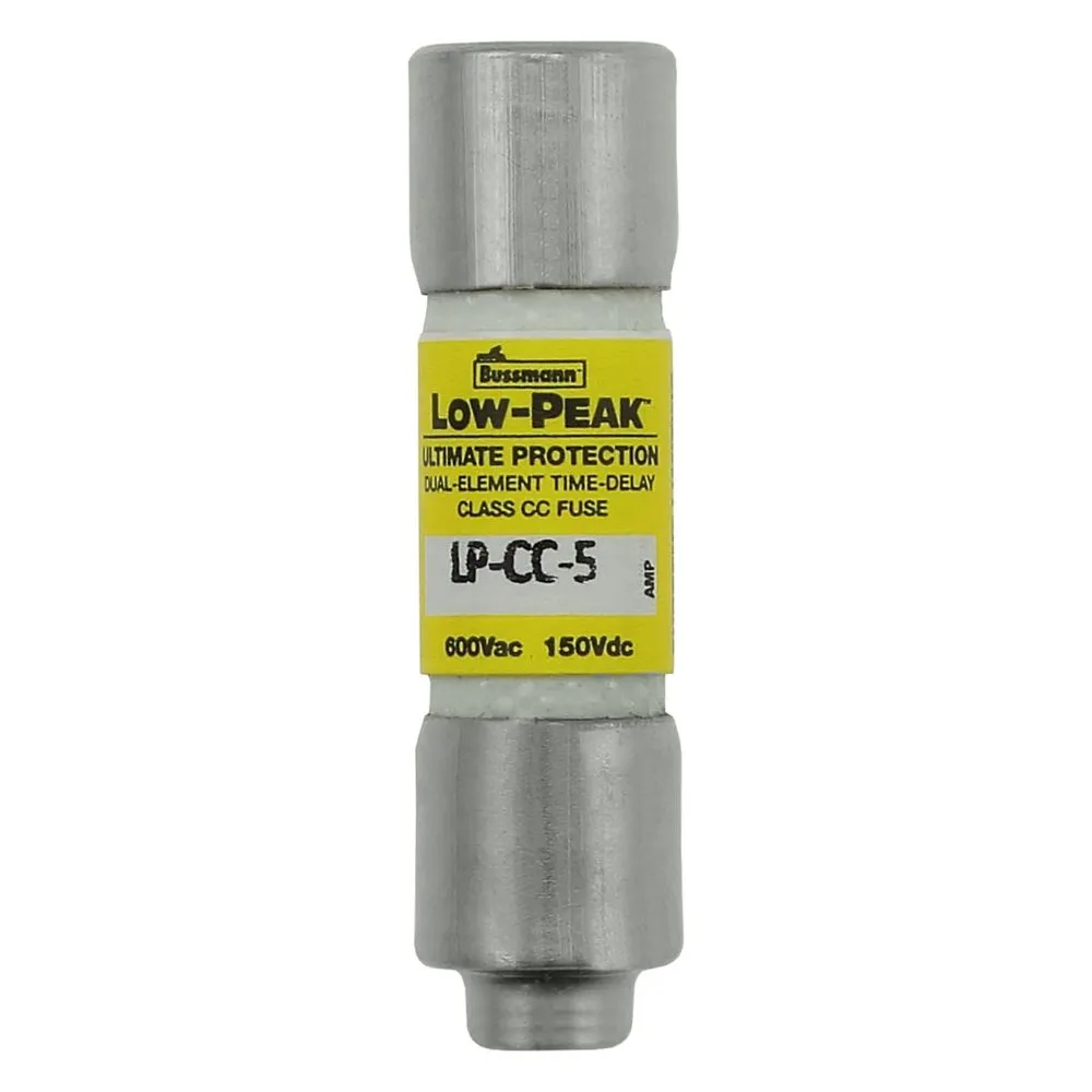 Eaton Electric LOW PEAK CC TRÄGE SICHERUNG 5 AMP Pic_1
