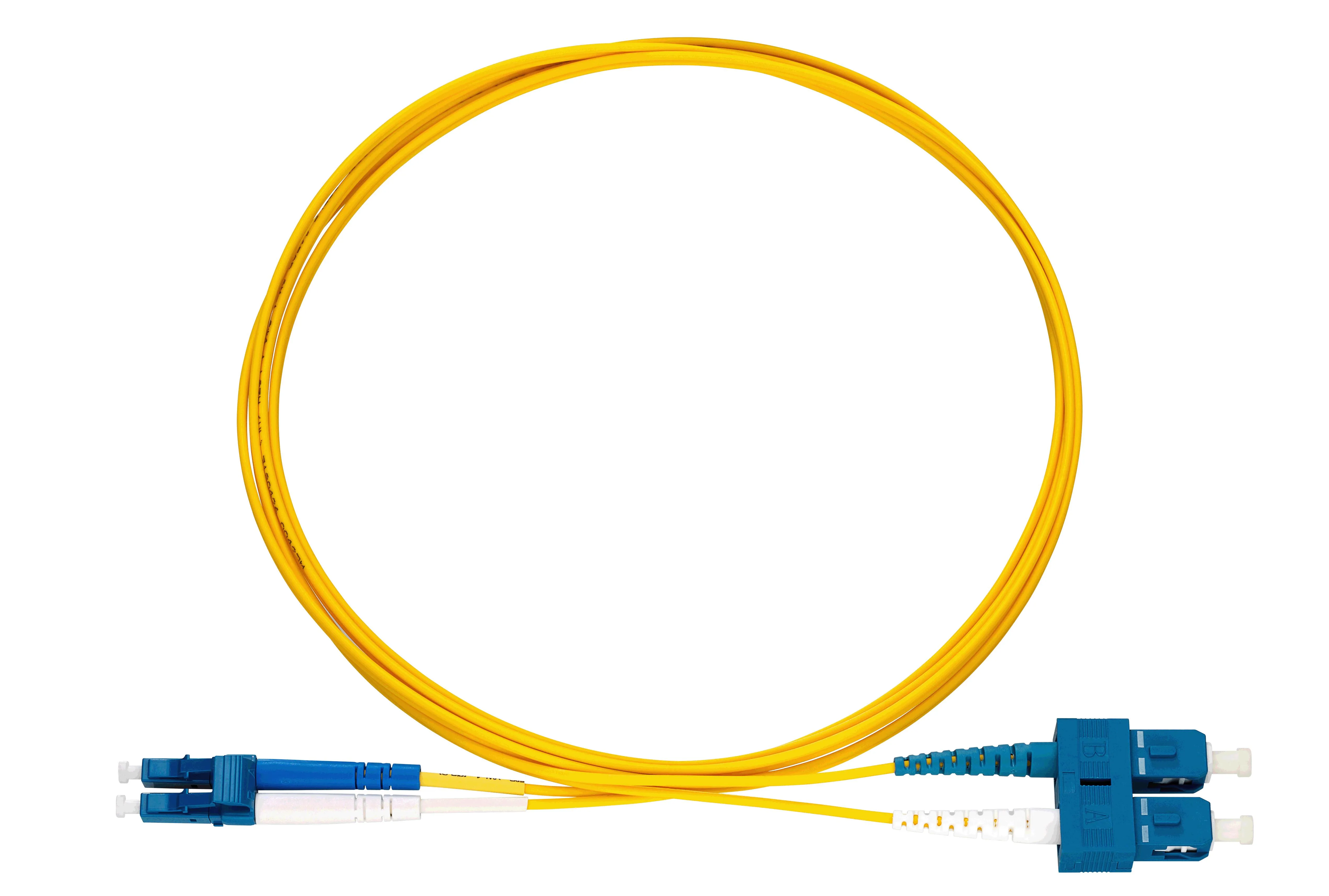 Rutenbeck LC-D/SC-D Patchkabel OS2 gelb 2m Pic_1