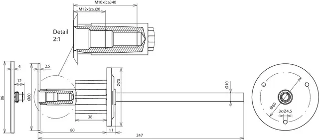 Dehn + Söhne EFPM M10 12 V4A WS L245 VP STTZN Pic_1