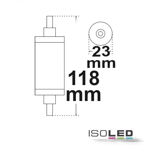 FIAI Handels GmbH R7s LED Stab SLIM, 10W Pic_3