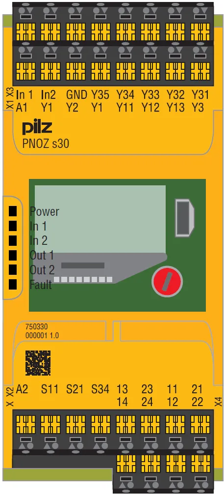 Pilz PNOZ s30 24-240VACDC 2 n/o 2 n/c Pic_1