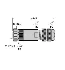 Turck FW-M12KU5W-G-ZF-ME-SH-9 Pic_1