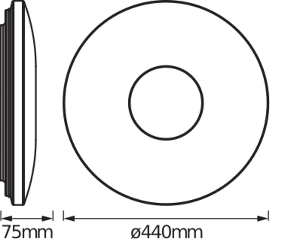 Ledvance Orbis Sparkledot Click Sensor 440mm 32W Pic_2