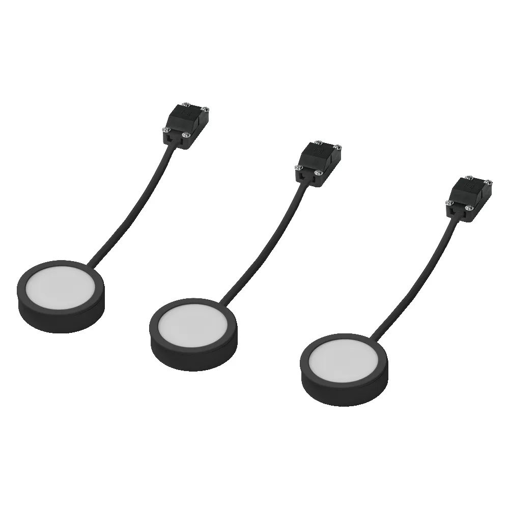 Ledvance Undercabinet Spot Puck 65mm 3 x 3W Black Pic_2