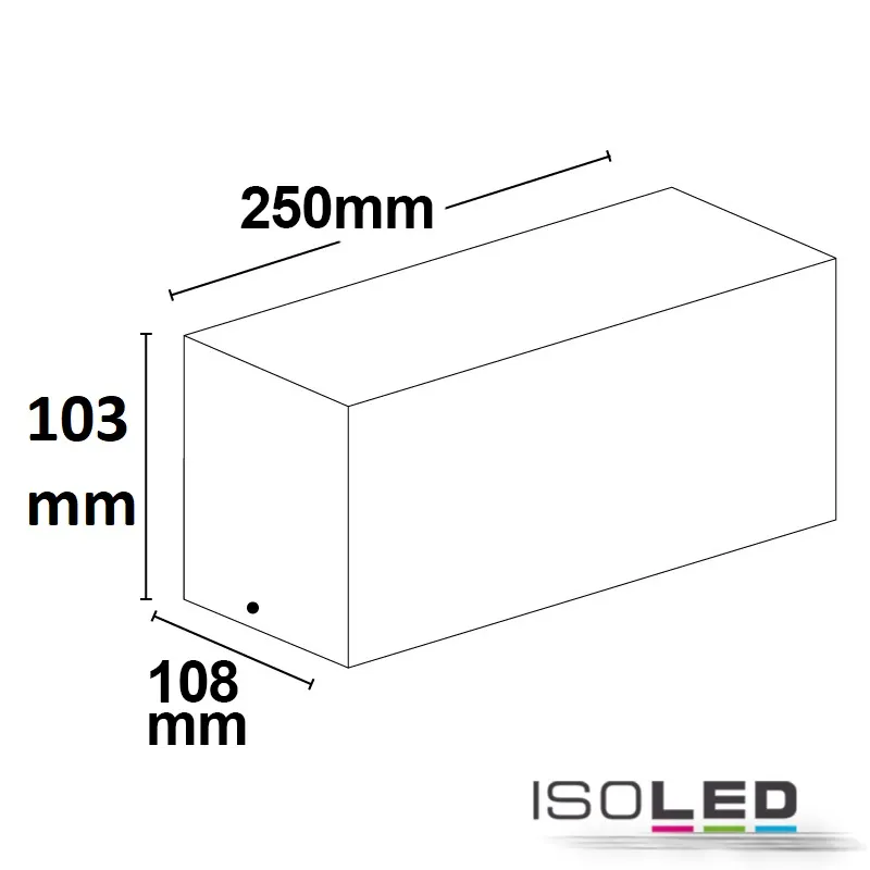 ISOLED Wandleuchte BOX-II 1xE27, IP54 Pic_1