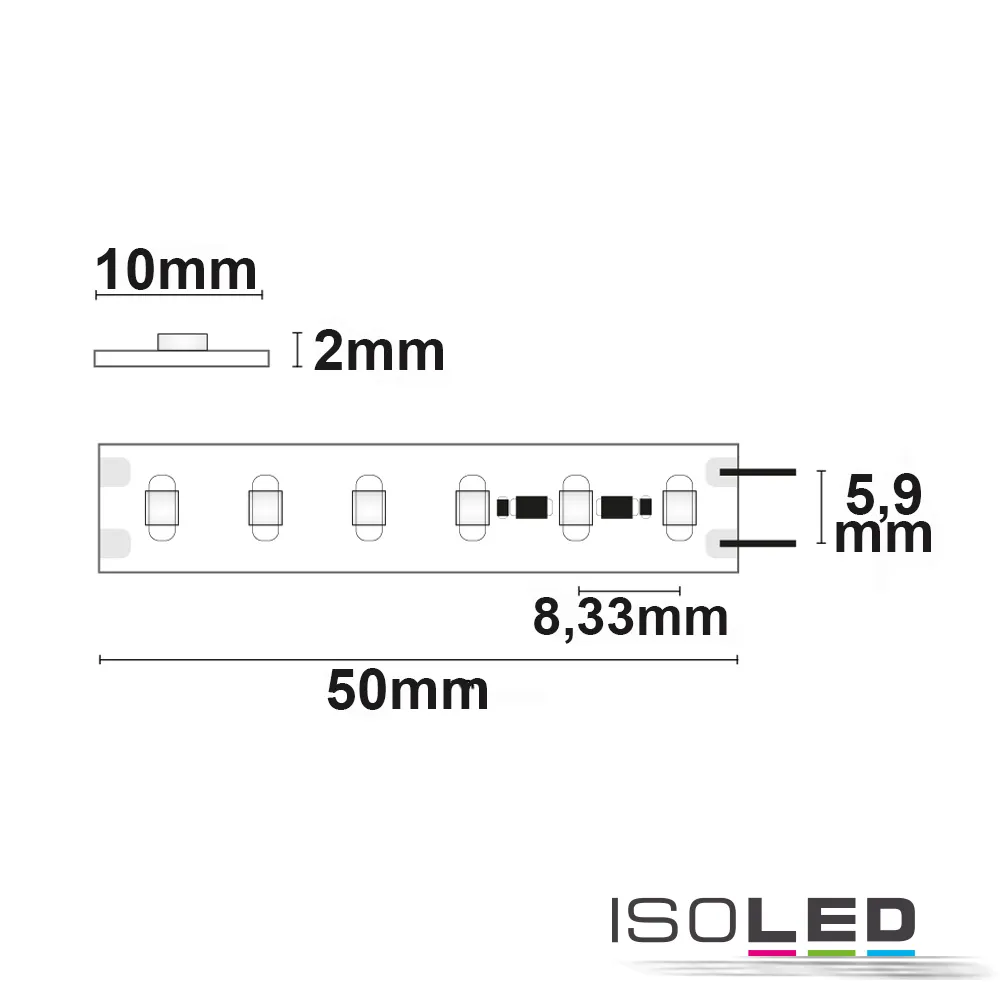 ISOLED LED CRI965 CC-Flexband, 24V, 12W Pic_1