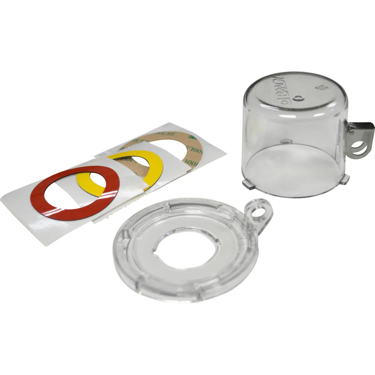 Brady 30MM CLEAR PUSH BUTTON LO W/ STD COVER Pic_2