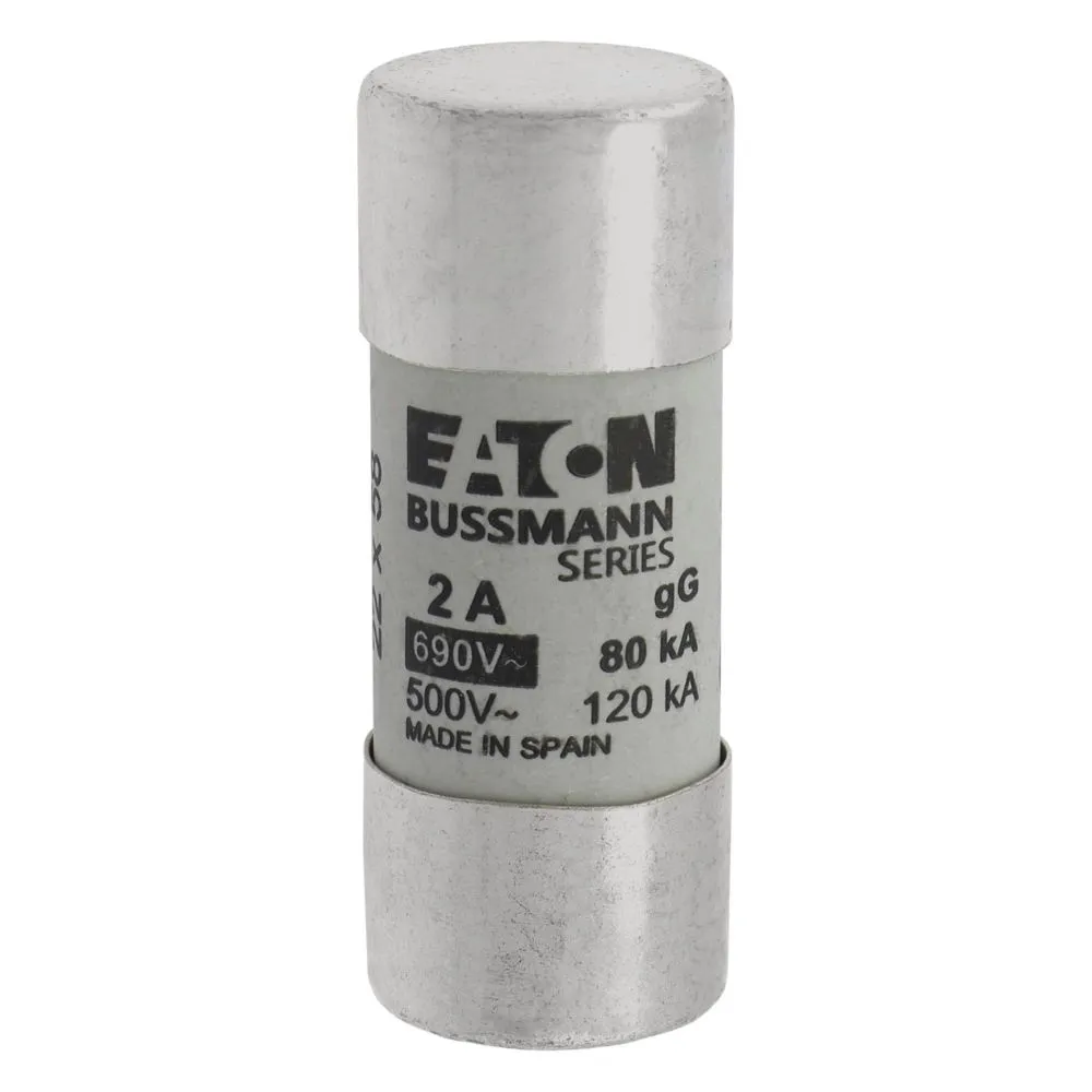 Eaton Electric Zylindrische Sicherung 22 x 58 2A GG 690 Pic_3