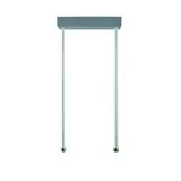 Cooper Safety Pendelsatz EB 0,5m eckig RAL 9006 Pic_1