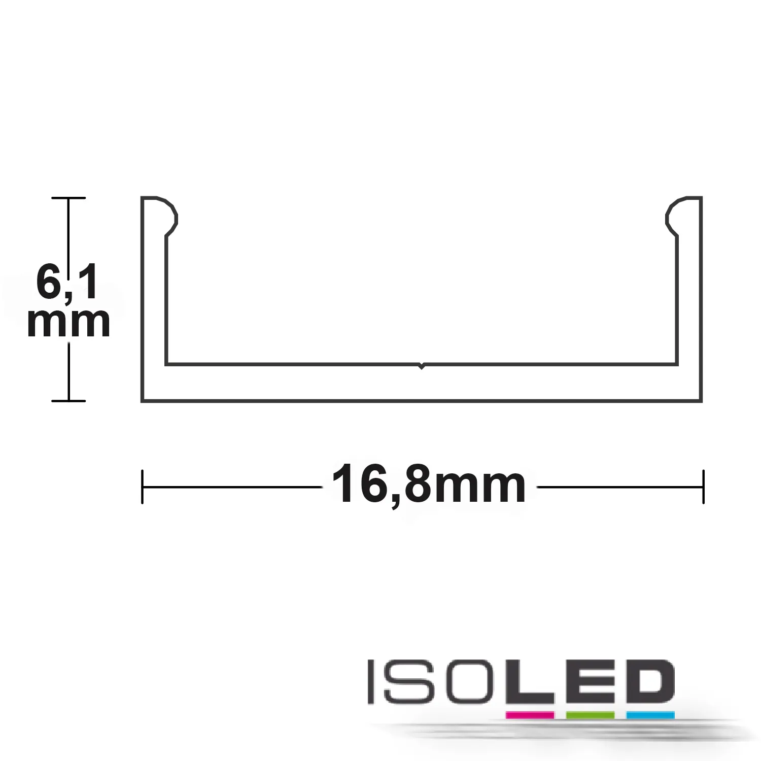 ISOLED Befestigungsleiste für Montageprofile Pic_1