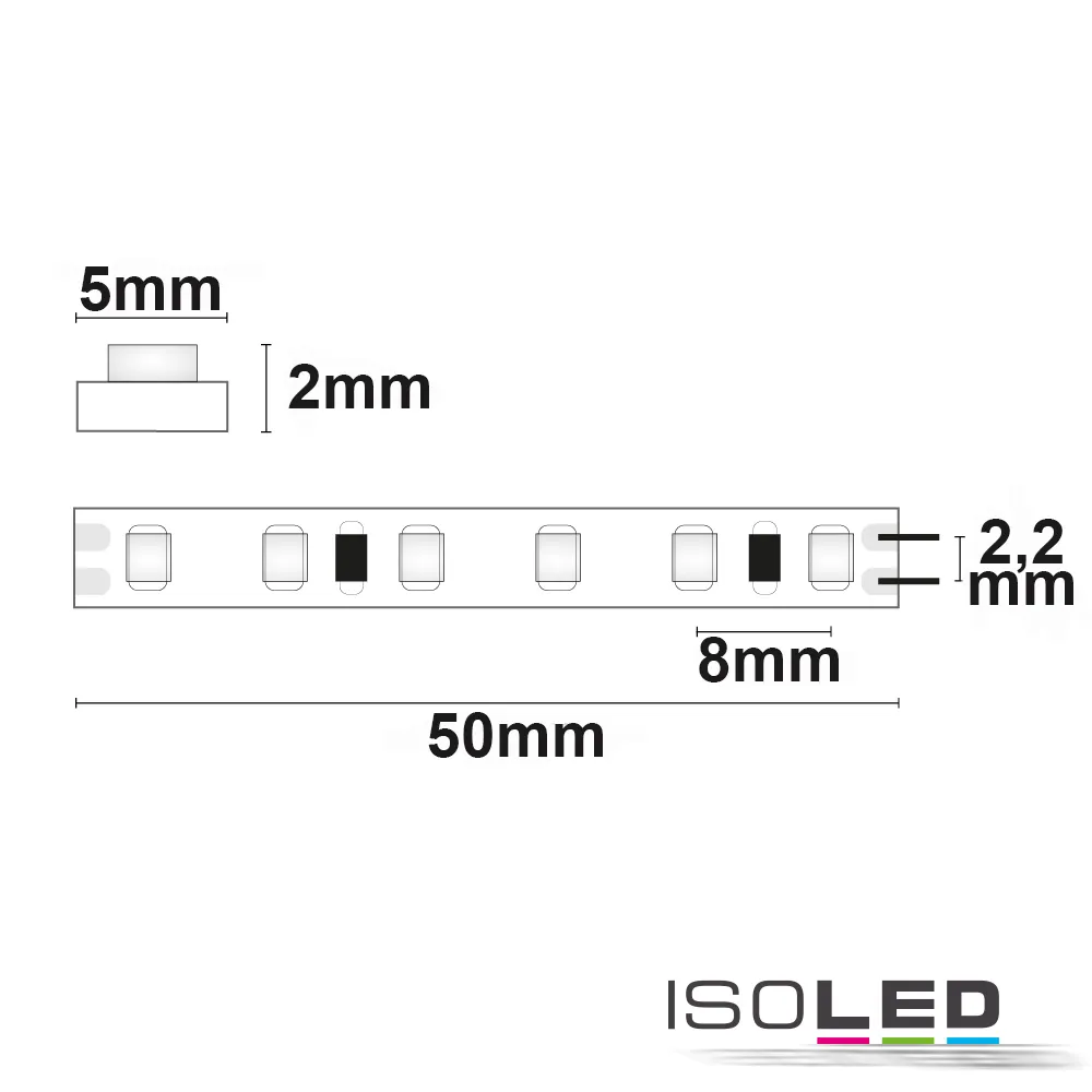 ISOLED LED CRI942 MICRO-Flexband, 24V, 9,6W Pic_1