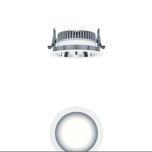 ZUMTOBEL GROUP DEUTSCHLAND PANOS EVO R150L 9W 830 LDO FAL WH Pic_1