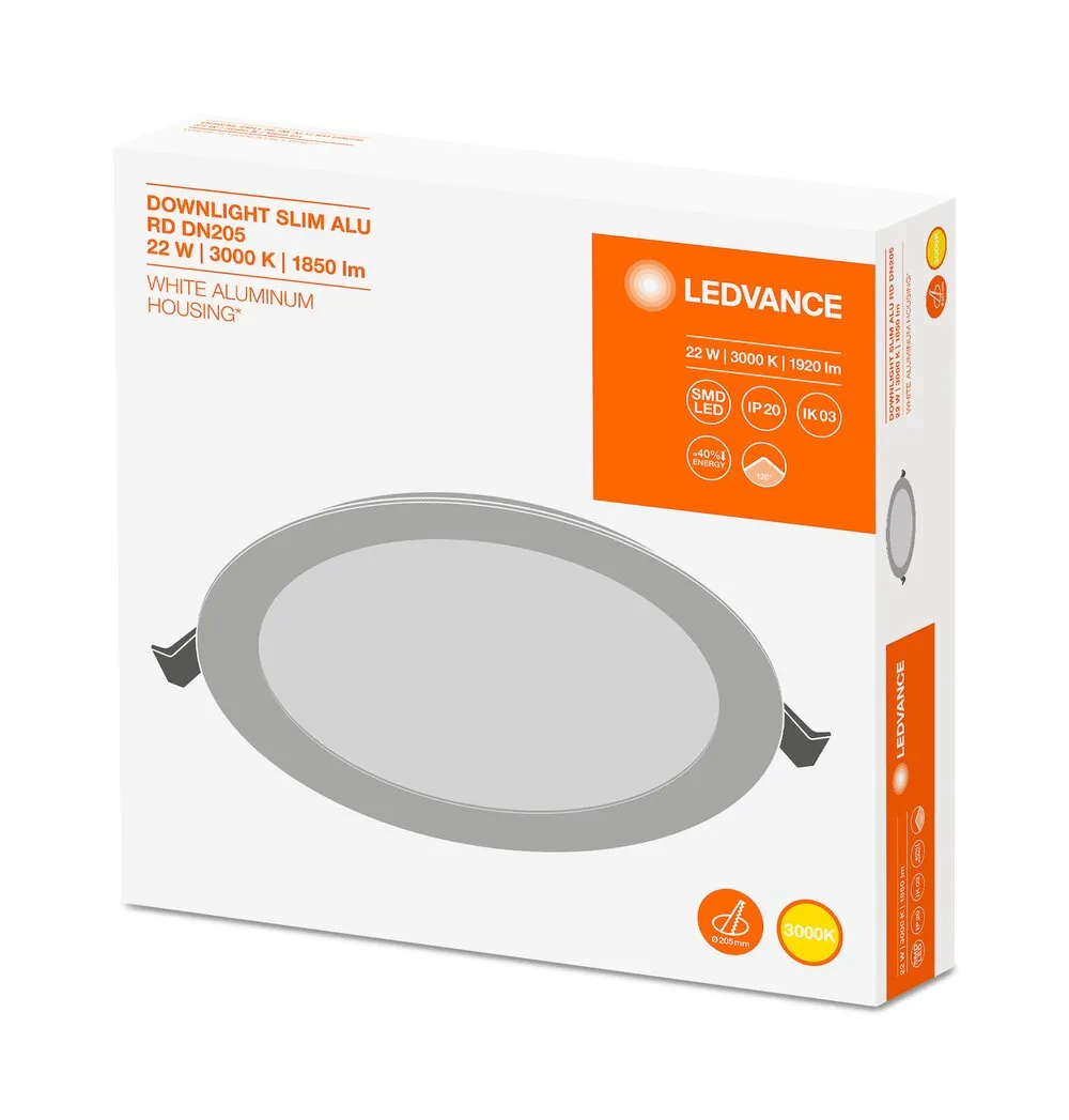 LEDVANCE GMBH DL SLIM ALU DN 205 22 W 3000 K WT Pic_6