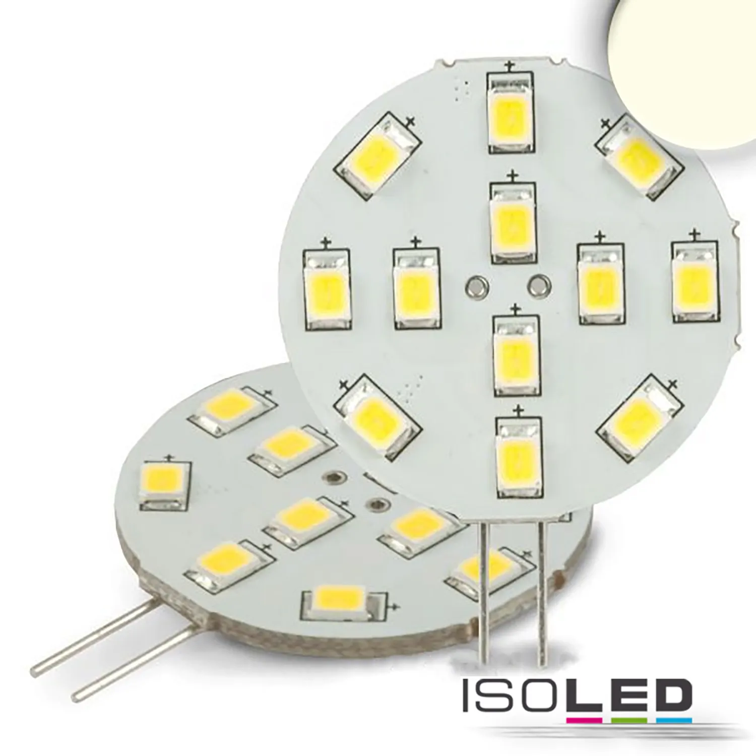 ISOLED G4 LED 12SMD, 2W, neutralweiß Pic_1