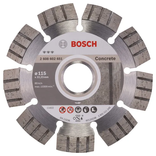 Bosch Diamanttrennscheibe Best for Concrete Pic_1