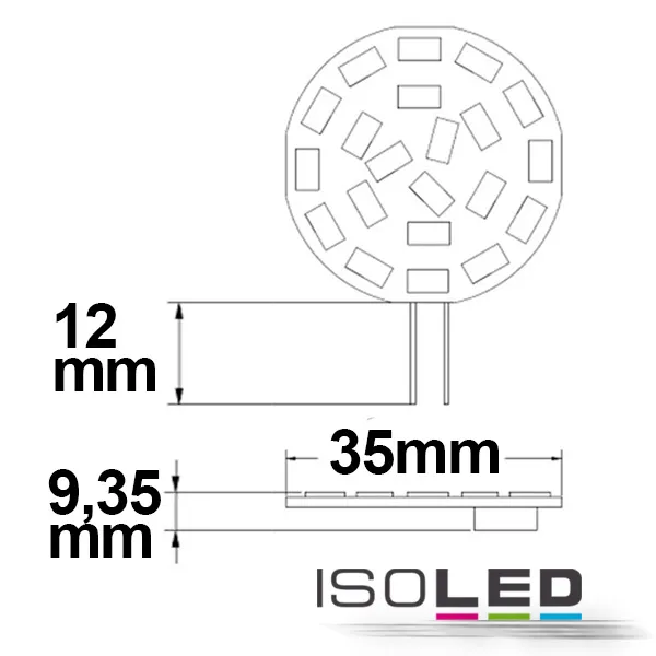 ISOLED G4 LED 21SMD, 3W, neutralweiß Pic_1