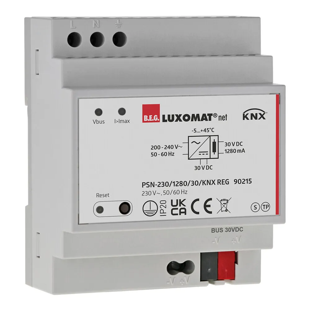 B.E.G. Brueck Electronic GmbH PSN-230 / 1280 / 30 / KNX REG Spannungsversorgung Pic_1