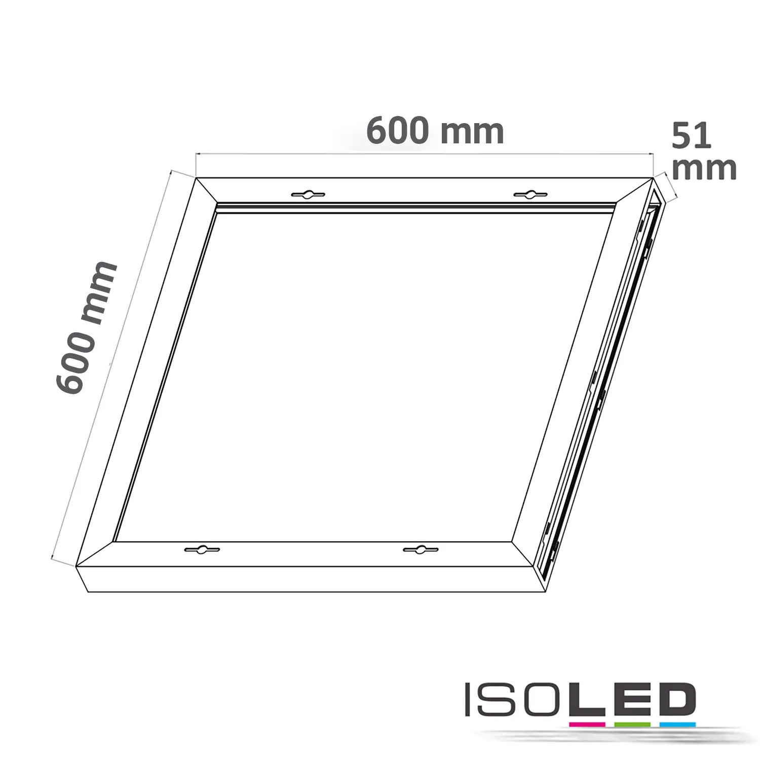 ISOLED LED Deco Panel Frame 625 Pic_1