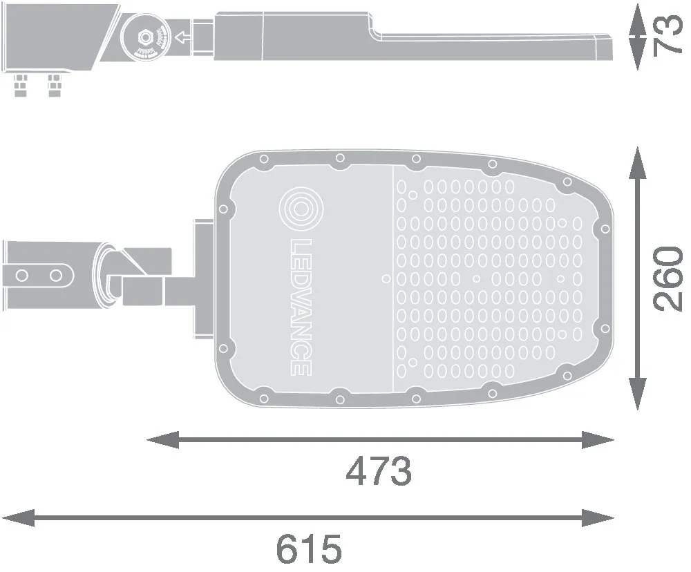 Ledvance SL AREA SPD LA V 90W 740 RV35ST GY Pic_3