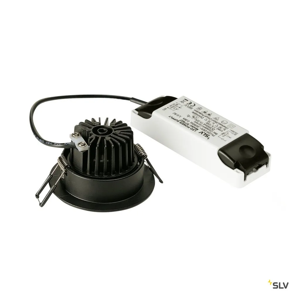 SLV ELEKTRONIK GMBH NEW TRIA 68 DL CS rund 2700K schwarz Pic_2