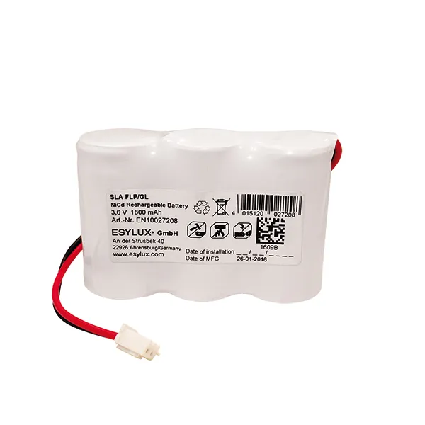Esylux SLA FLP/GL BATTERY NiCd 1800mAh Pic_1