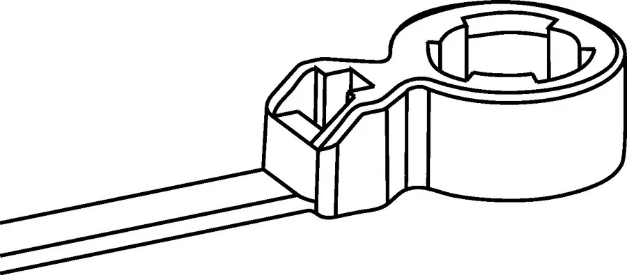 Hellermanntyton T50SOSSBD-M10-PA66HSUV-BK (100) Pic_2