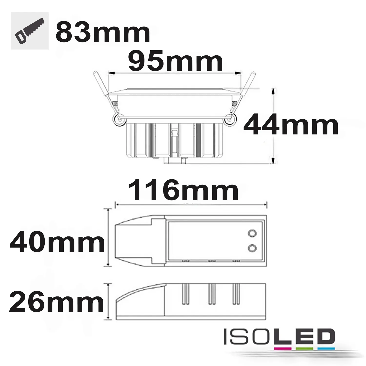 ISOLED LED Einbaustrahler SUNSET Pic_2