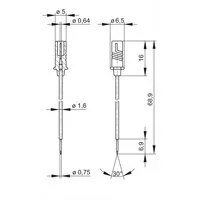 Hirschmann MICRO-PRUEF MPS 2 0,64 FT schwarz / black Pic_1