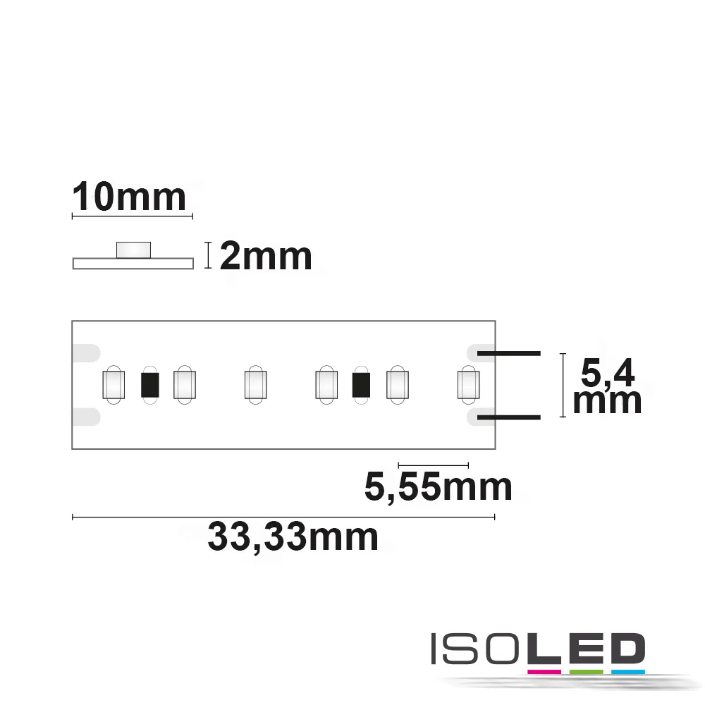 ISOLED LED CRI965 Linear10-Flexband, 24V, 6W Pic_2