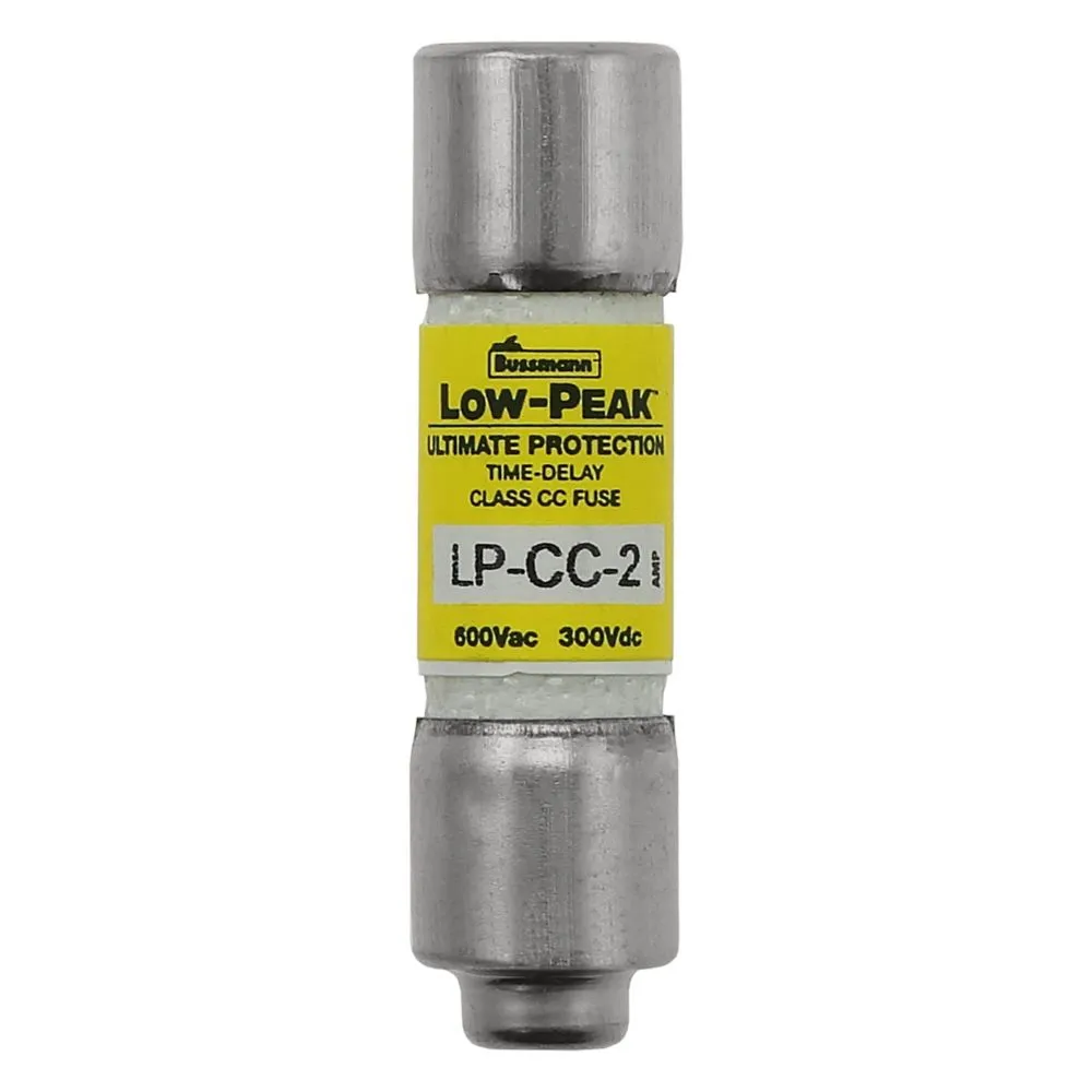Eaton Electric LOW PEAK CC TRÄGE SICHERUNG 2 AMP Pic_1