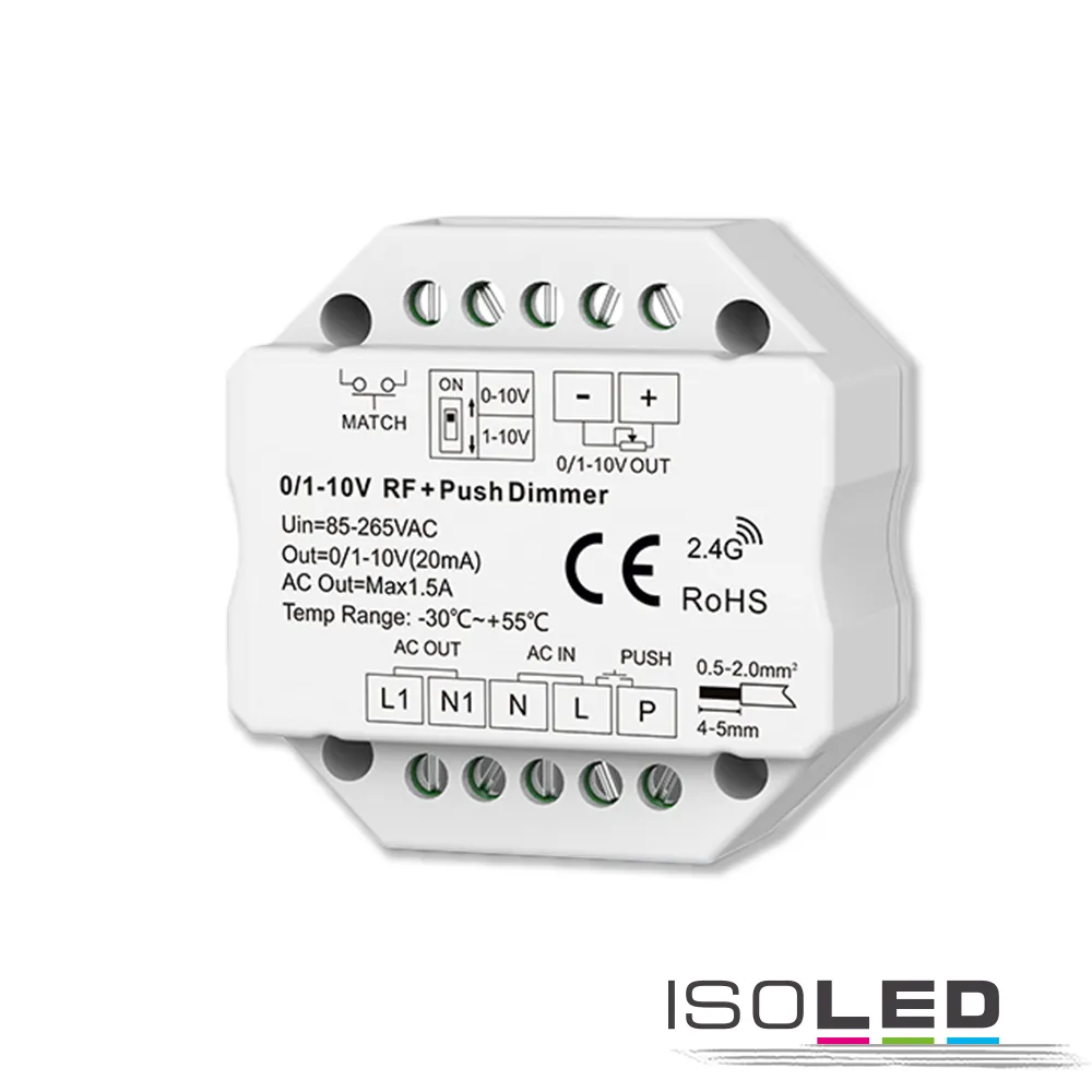 ISOLED Sys-Pro Push/Funk Mesh-Dimmer mit Pic_1
