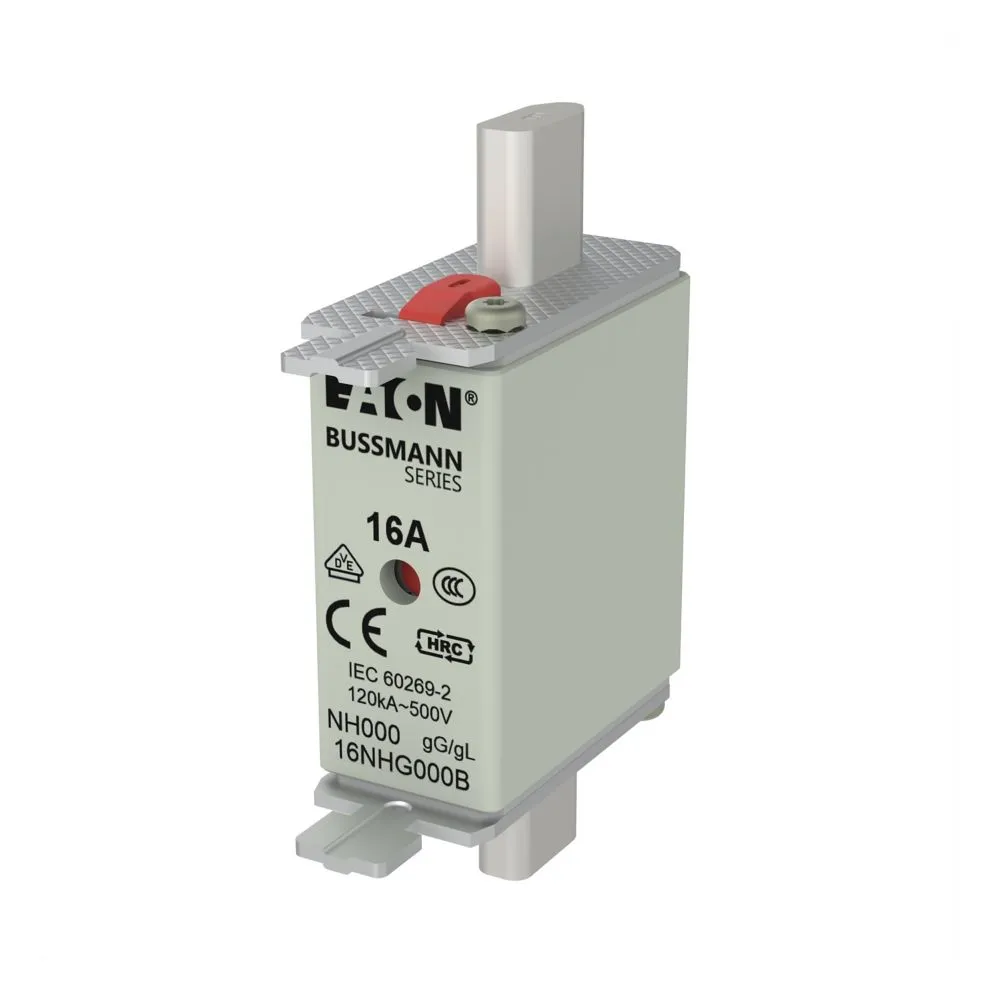Eaton Electric NH FUSE 16A 500V GL/GG SIZE 000 DUAL IN Pic_1