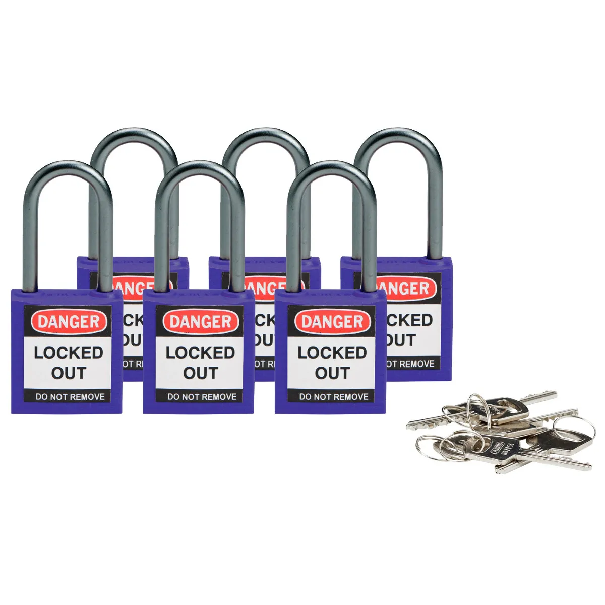 Brady COMPACT SAFE PADLOCK 38MM SHA KD PURPL/6 Pic_1