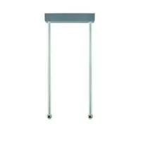 Cooper Safety Pendelsatz EB 0,5m eckig RAL 9006 Pic_2