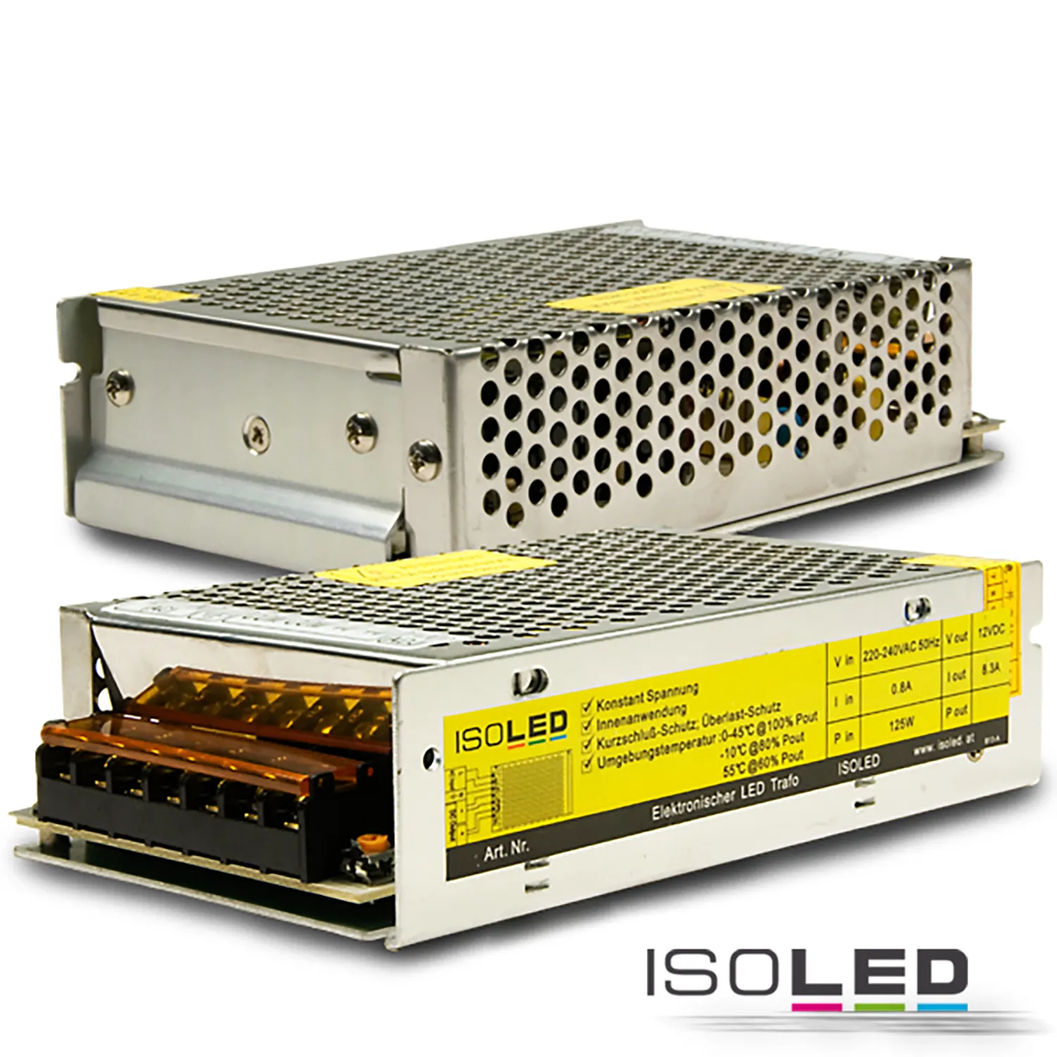 ISOLED LED Trafo 24V/DC, 0-150W, Gitter Pic_1