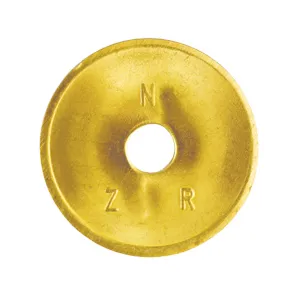 Nzr Wertmarke Standard, Messing, gelocht Pic_2