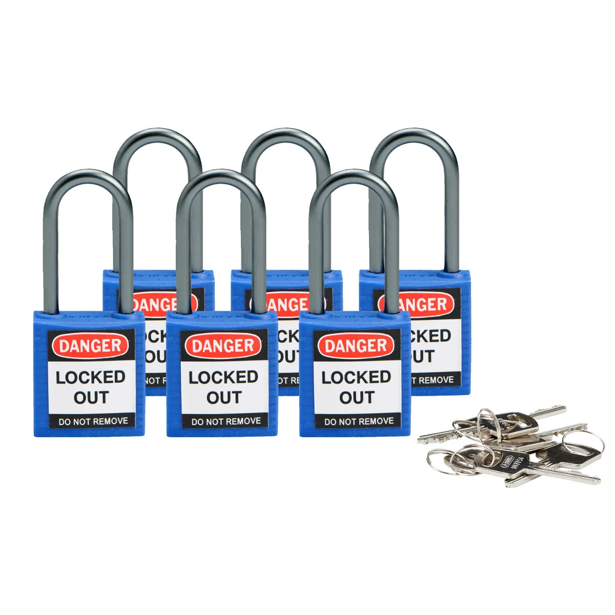Brady COMPACT SAFE PADLOCK 38MM SHA KD BLUE/6 Pic_1