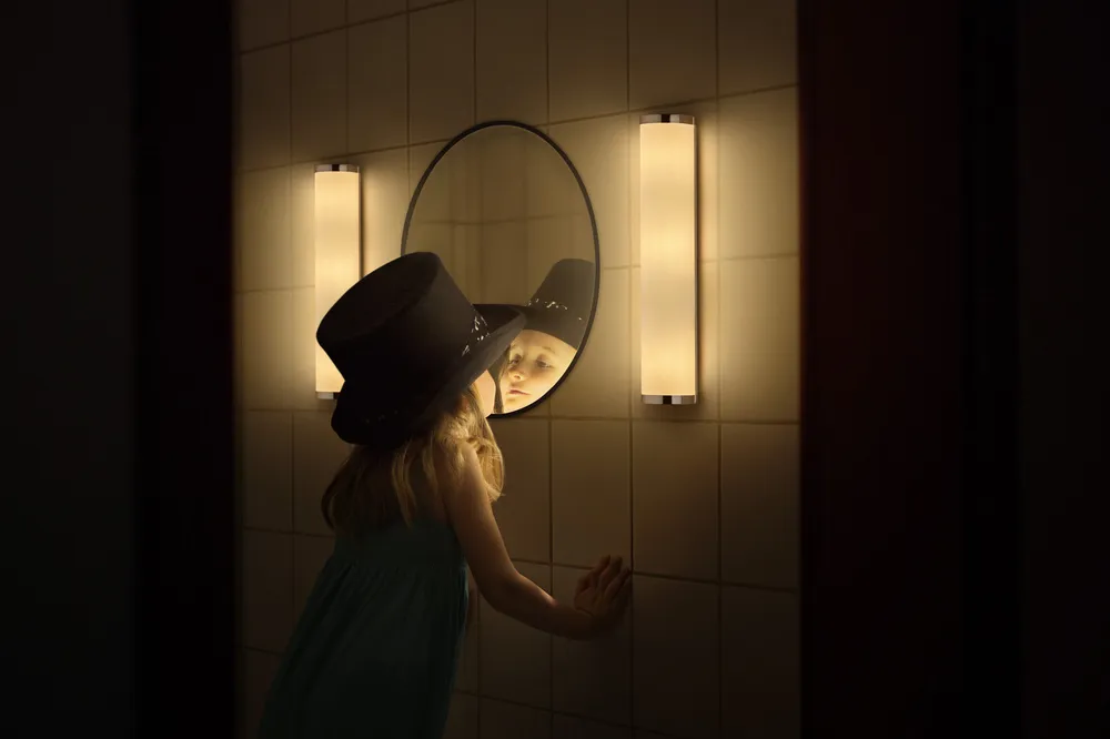 Ledvance Bathroom Wall 455mm E14 Chrome Pic_2