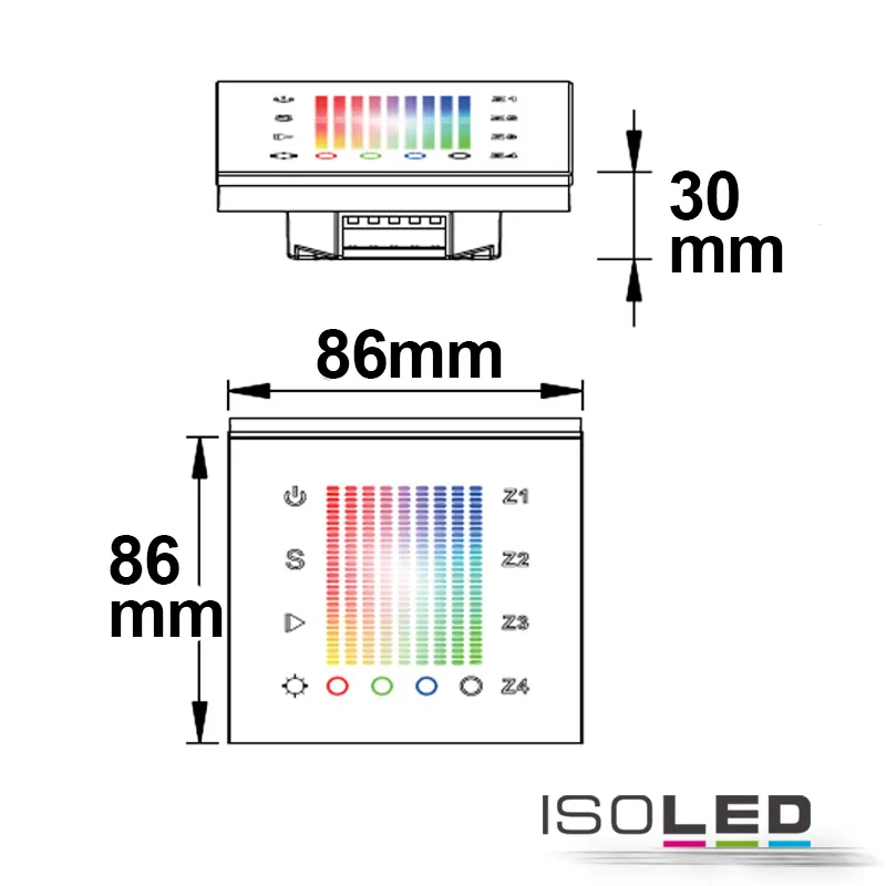 ISOLED Sys-One RGB+W 4 Zonen Pic_1