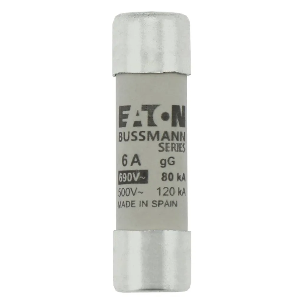 Eaton Electric Zylindrische Sicherung 14 x 51 6A GG 690 Pic_2