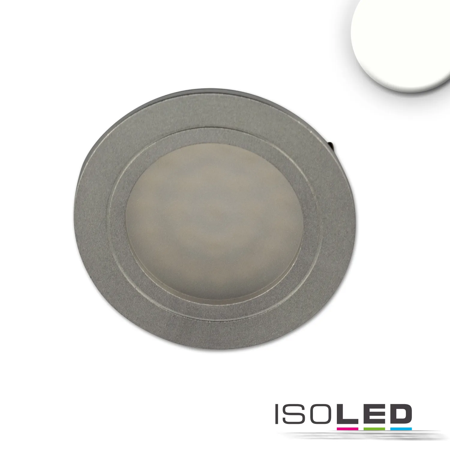 ISOLED LED Möbeleinbaustrahler MiniAMP silber Pic_1
