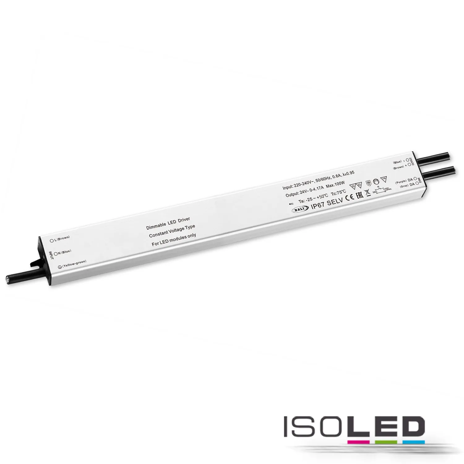 ISOLED LED PWM-Trafo 24V/DC, 0-100W, slim Pic_2