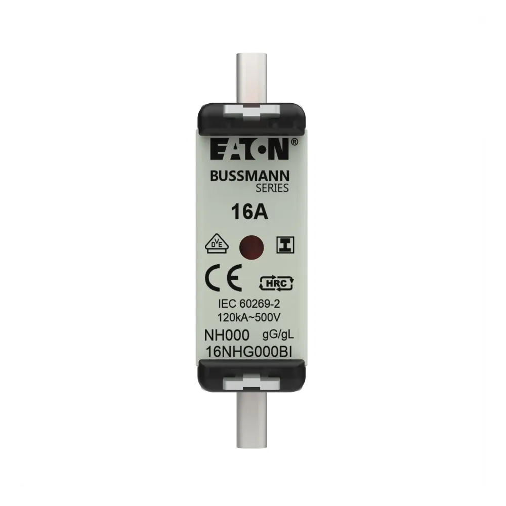 Eaton Electric NH FUSE 16A 500V SIZE 000 GG IMGL Pic_1