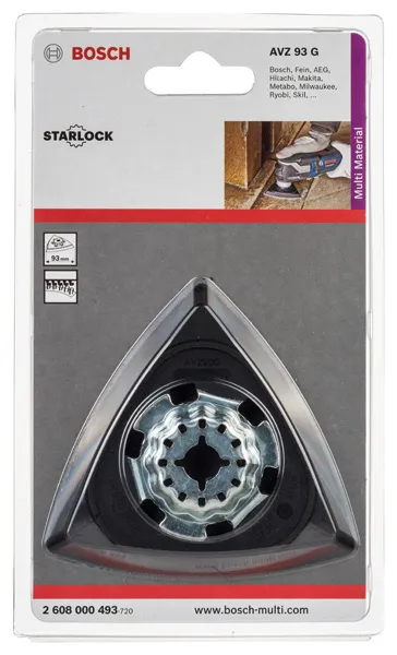 BOSCH ROBERT POWER TOOLS GMBH Starlock Schleifplatte AVZ 93 G Pic_2