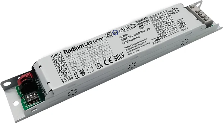 Radium DRIVER DC DALI 15W/100-350mA IP20 Pic_1