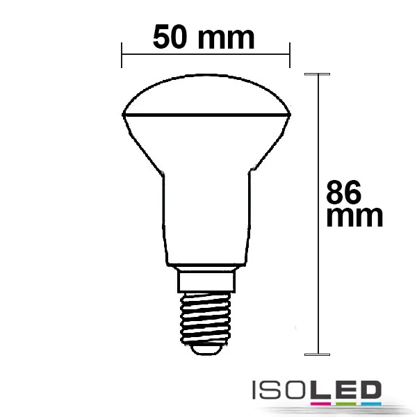 ISOLED E14 R50 LED-Strahler, 5W, warmweiß Pic_2