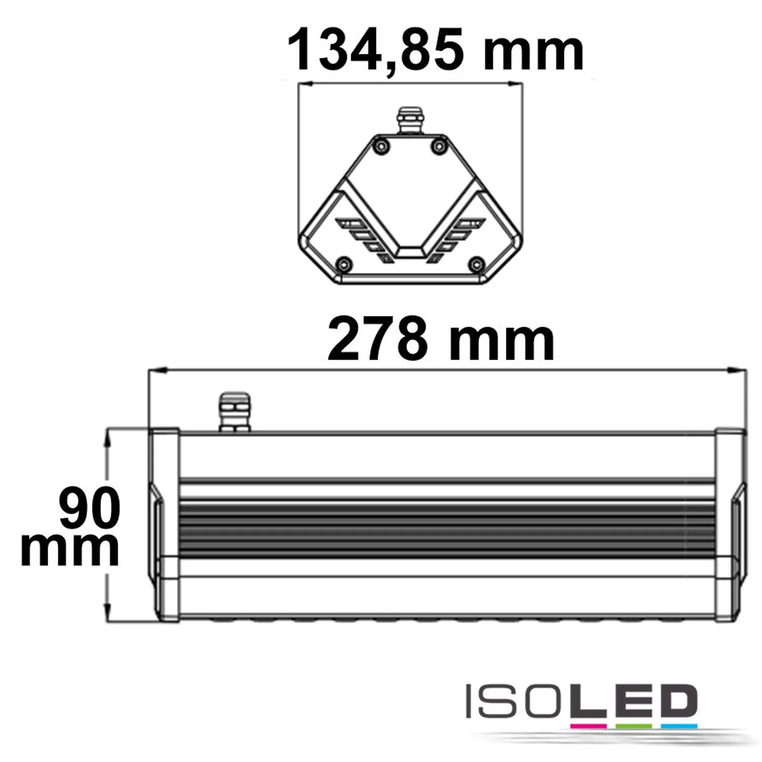 ISOLED LED Fluter/Hallenleuchte LN 2x 50W Pic_1